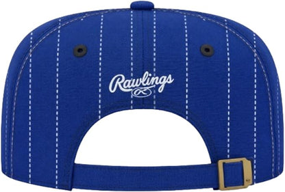 47 MLB Hitch Rawlings Pinstripe Adjustable Hat (CA/US, Alpha, One Size, Los Angeles, Royal Blue)
