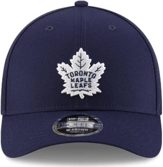 New Era NHL Toronto Maple Leafs 9FORTY M-Crown Adjustable Snapback Hat - Navy Blue