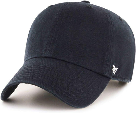 '47 Brand Clean Up Blank Dad Hat - Black - Size One-Size / Adjustable