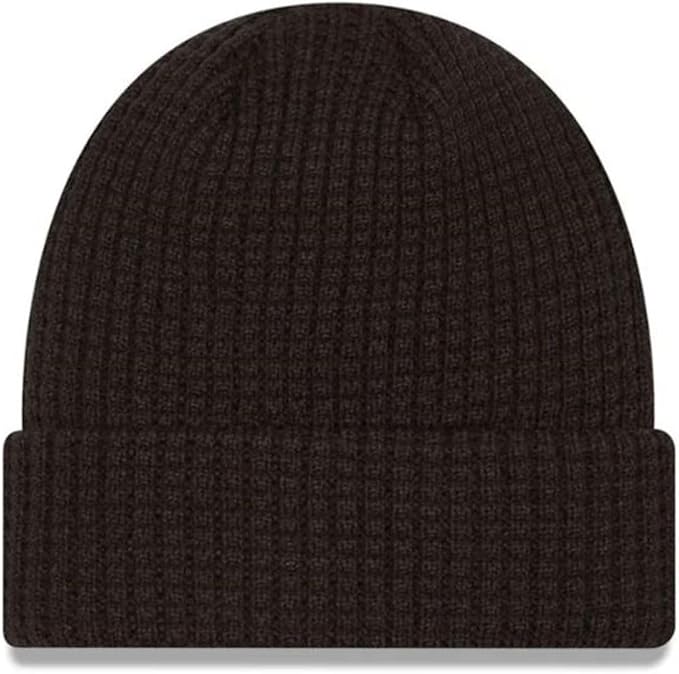 New Era NHL Vancouver Canucks Skate Waffle Knit Beanie - Black