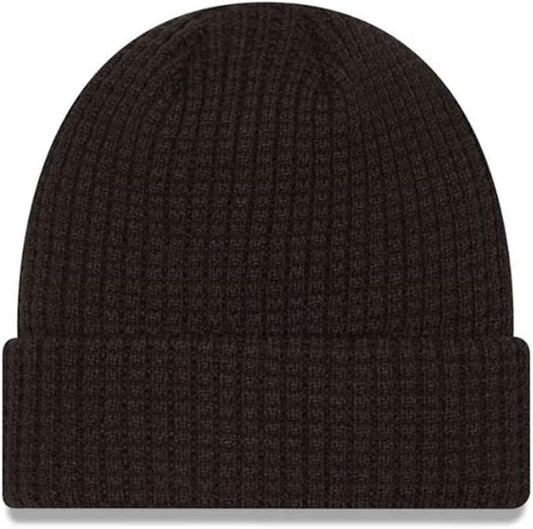 New Era NHL Vancouver Canucks Skate Waffle Knit Beanie - Black