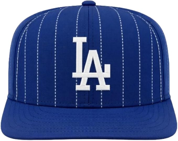 47 MLB Hitch Rawlings Pinstripe Adjustable Hat (CA/US, Alpha, One Size, Los Angeles, Royal Blue)
