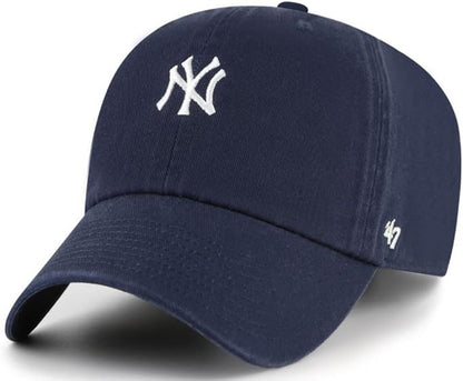 47 MLB New York Base Runner Ballpark Clean Up Adjustable Hat - Navy Blue