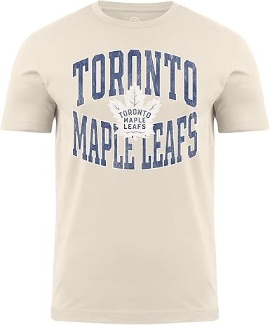 Bulletin Toronto Maple Leafs NHL The Natural T-Shirt (CA/US, Alpha, Medium, Regular, Regular, Natural)