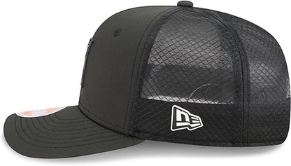 New Era 9SEVENTY NFL 2025 Sideline Trucker Adjustable Snapback Hat (CA/US, Alpha, One Size, Black, Philadelphia Eagles)