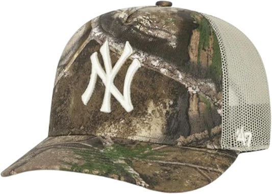 47 MLB New York APX Trucker Mesh Hitch Adjustable Hat - Camo