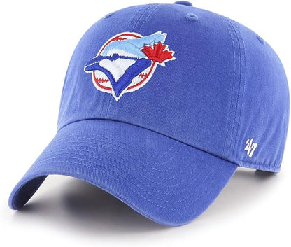 47 Men's Toronto Blue Jays Cooperstown Collection 1977 Logo Clean Up Adjustable Hat - One Size