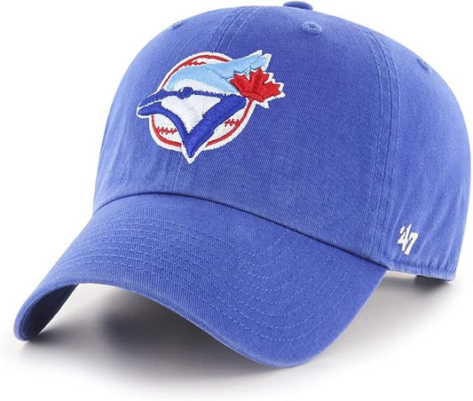 47 Men's Toronto Blue Jays Cooperstown Collection 1977 Logo Clean Up Adjustable Hat - One Size