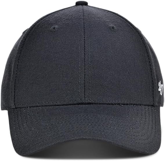 '47 Blank Classic MVP Cap, Adjustable Plain Structured Hat for Men and Women  Charcoal, Charcoal