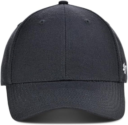 '47 Blank Classic MVP Cap, Adjustable Plain Structured Hat for Men and Women  Charcoal, Charcoal