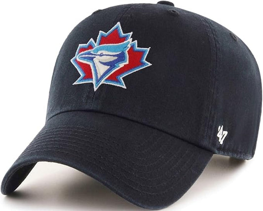 47 Clean Up MLB Toronto Blue Jays 1997 Alternate Retro Logo Adjustable Hat - Navy