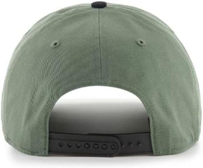 47 NHL Vancouver Roscoe Rope Option TT Hitch Snapback Hat - Green/Black