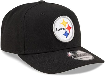 New Era NFL Pittsburgh Steelers 9SEVENTY Chase Adjustable Snapback Hat - Black