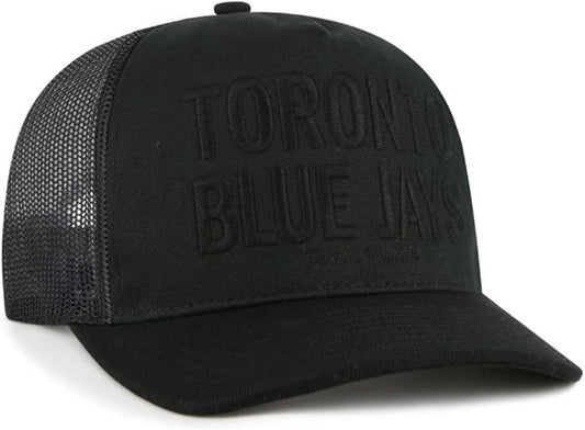 47 MLB Toronto Contemporary Hitch Adjustable Snapback Hat- Black