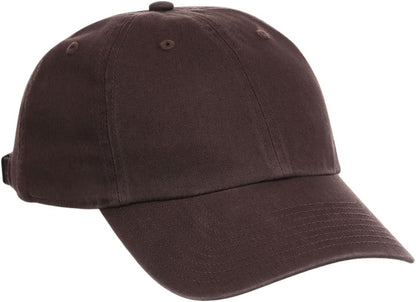 47 Blank Classic Clean Up Cap, Adjustable Plain Baseball Hat for Men and Women Brown
