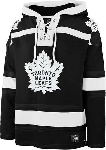47 NHL Toronto Lacer Fleece Hoodie - Dark Chocolate (CA/US, Alpha, Medium, Regular, Regular, Brown)
