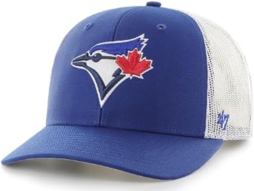 47 MLB Youth Toronto Trucker Mesh Adjustable Hat - Blue/White