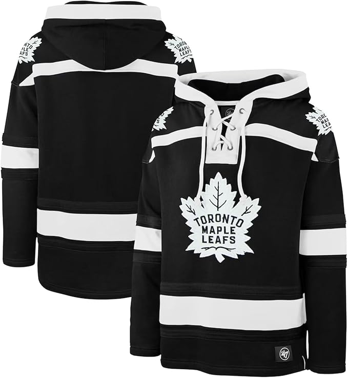 47 NHL Toronto Lacer Fleece Hoodie - Dark Chocolate (CA/US, Alpha, Medium, Regular, Regular, Brown)