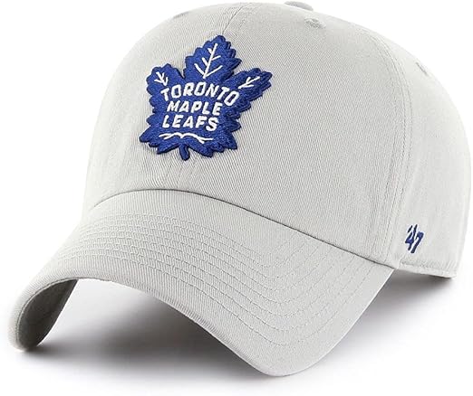'47 Men's Toronto Maple Leafs Alternate Colour Clean Up Adjustable Hat - One Size Gray