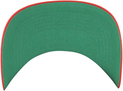 47 NHL Calgary Natural Rope TT Hitch Adjustable Snapback Hat - Beige/Red