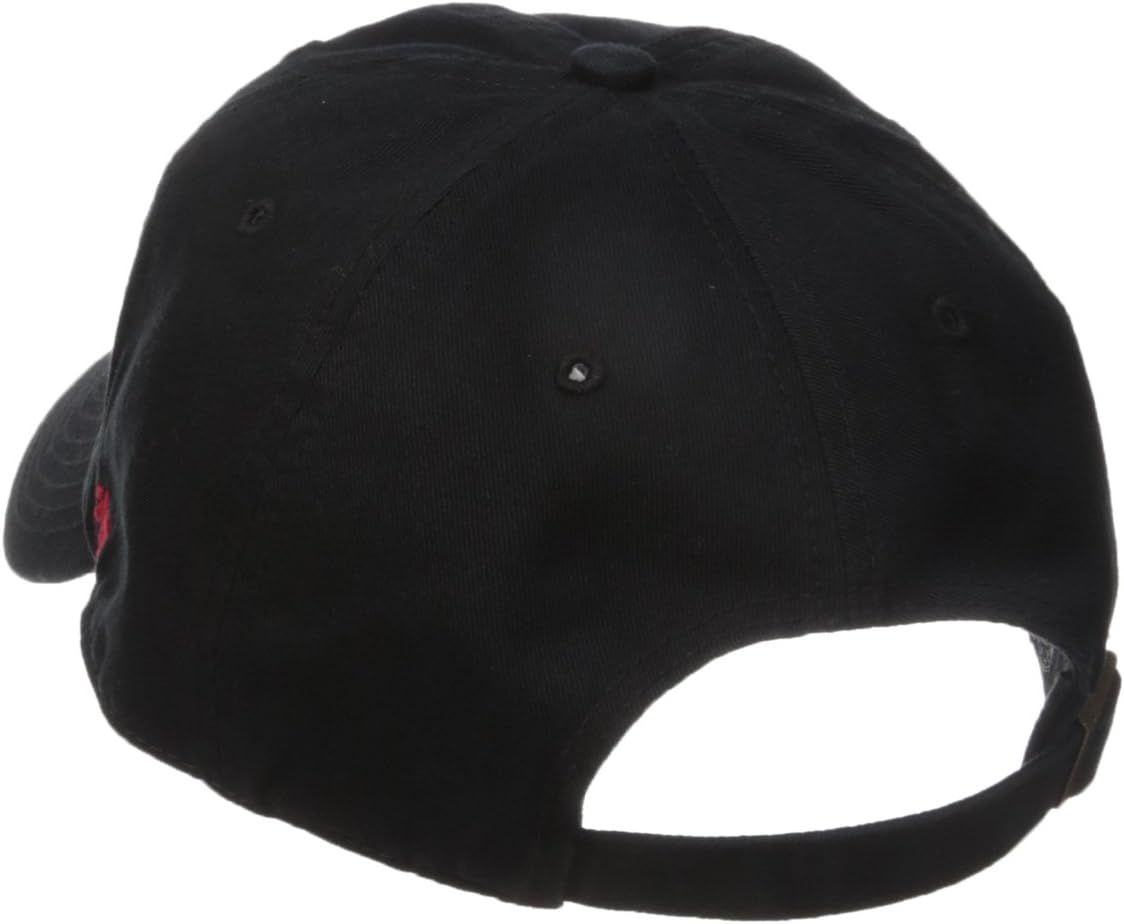 47 Brand H-RGW03GWSNL-BK NHL Calgary Flames Clean up Adjustable Cap (Black, One-Size)