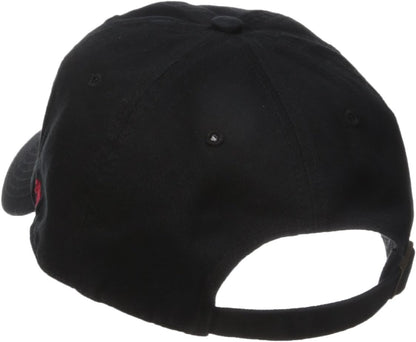 47 Brand H-RGW03GWSNL-BK NHL Calgary Flames Clean up Adjustable Cap (Black, One-Size)