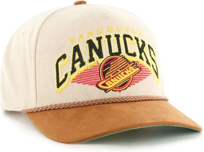 47 NHL Vancouver Pomona Wool Rope Hitch Adjustable Hat - Beige