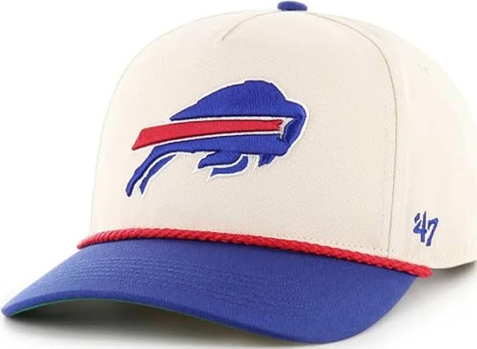 47 NFL Buffalo Hitch Rope Adjustable Hat - White/Blue