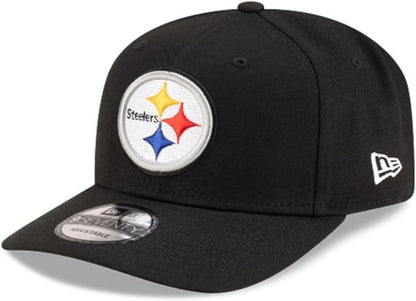New Era NFL Pittsburgh Steelers 9SEVENTY Chase Adjustable Snapback Hat - Black