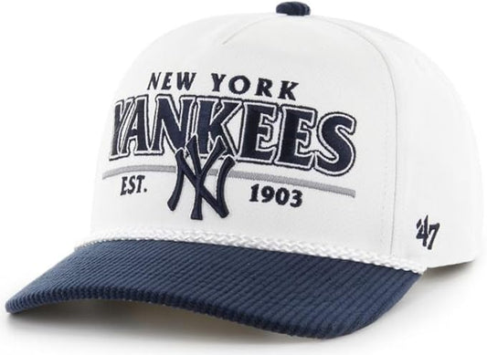 47 MLB New York Rustic Hitch Adjustable Hat - White