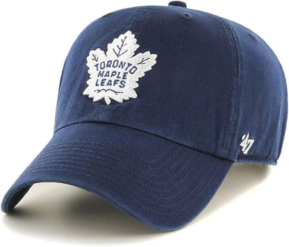 '47 Brand NHL Toronto Maple Leafs Clean Up Cap - Light Navy