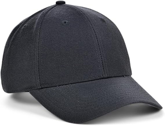 '47 Blank Classic MVP Cap, Adjustable Plain Structured Hat for Men and Women  Charcoal, Charcoal
