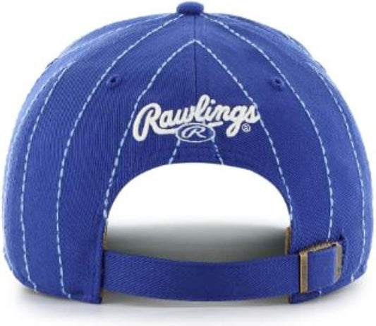 47 MLB Toronto Rawlings Pinstripe Hitch Adjustable Snapback Hat - Blue