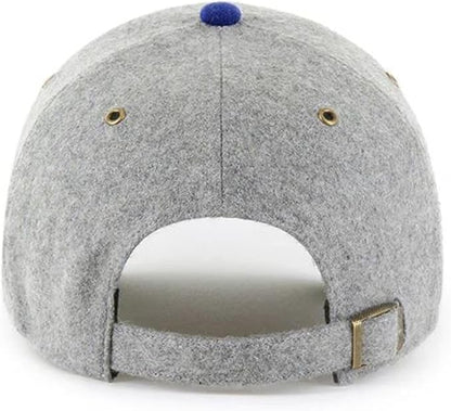 47 Clean Up NFL Buffalo Golden Age Two Tone Wool Adjustable Hat - Grey/Blue