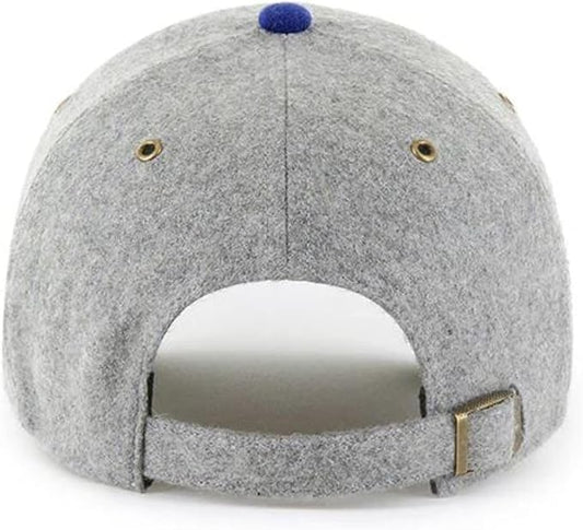 47 Clean Up NFL Buffalo Golden Age Two Tone Wool Adjustable Hat - Grey/Blue
