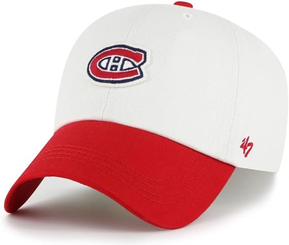 47 NHL Montreal Contemporary TT Clean Up Adjustable Hat - White/Red