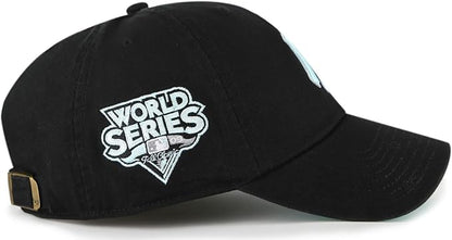 47 MLB New York Black Mint Double Under Clean Up Adjustable Hat - Black