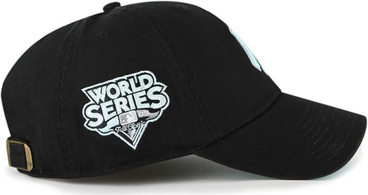47 MLB New York Black Mint Double Under Clean Up Adjustable Hat - Black