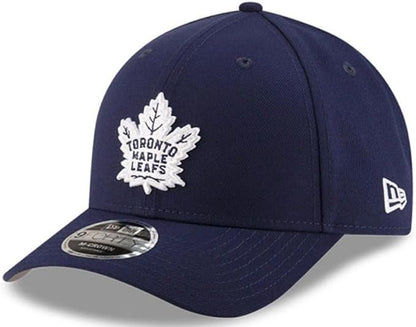 New Era NHL Toronto Maple Leafs 9FORTY M-Crown Adjustable Snapback Hat - Navy Blue