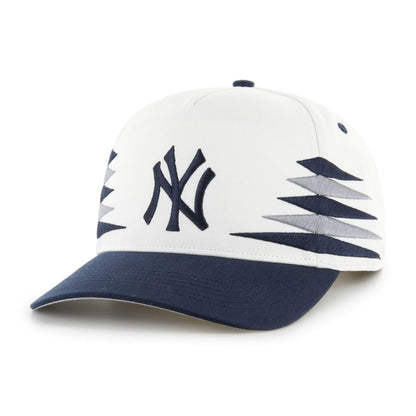 47 MLB Hitch New York Diamond Snapback Hat - White/Navy