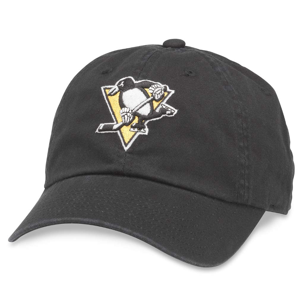 AMERICAN NEEDLE Unisex Blue Line NHL National Hockey League Team Baseball Hat Adjustable Buckle Strap Dad Cap