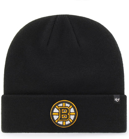 47 NHL Unisex-Adult Primary Logo Cuffed Knit Beanie Hat Cold Weather Hat, One Size