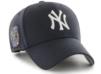 47 Men's Compatible with Yankees Cooperstown World Series Sure Shot MVP Adjustable Hat - One Size Navy