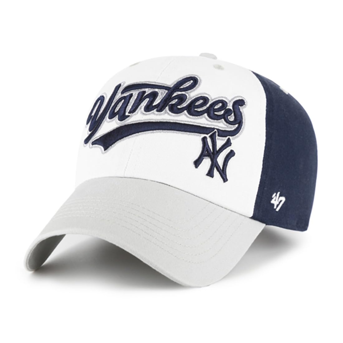 47 York Baseball Cap, Youth Adjustable, Navy and White