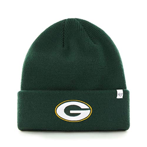 Green Bay Packers NFL Raised Cuffed Knit Beanie