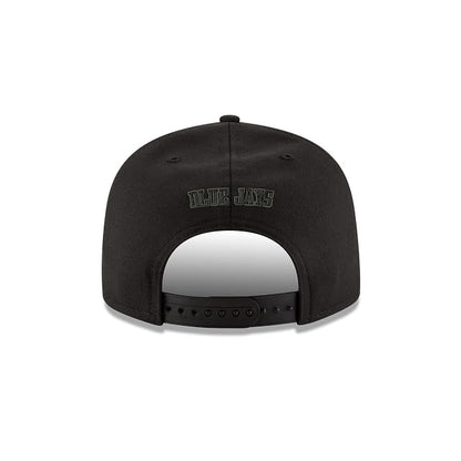 New Era 9FIFTY MLB Toronto Blue Jays Black on Black Red Leaf Adjustable Snapback Hat - Black