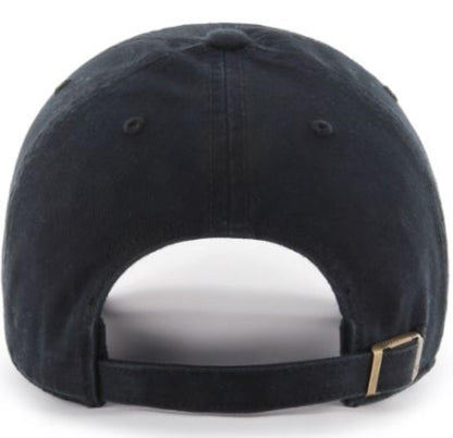 47 NFL Detroit Clean Up Adjustable Cap - Black on Black