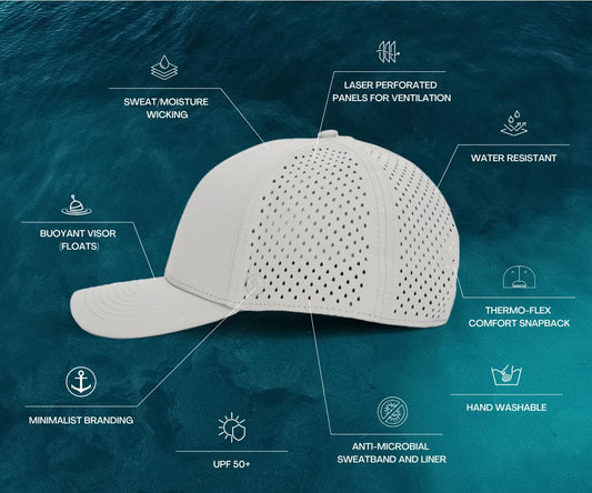 ANKOR Ultra Performance Water-Resistant UPF 50 Baseball Hat | Golf | Boat | Beach | Lake | Workout | Everyday | Men and Women