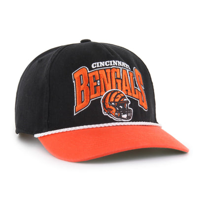 47 NFL Cincinnati Palmero Hitch RF Adjustable Snapback Hat - Black/Orange