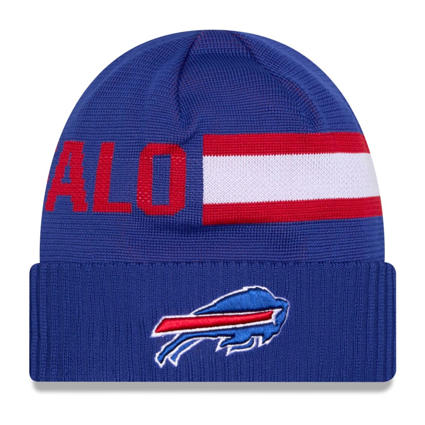 New Era NFL Sideline Tech Knit Beanie - Buffalo Bills Royal